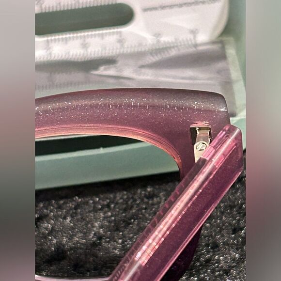 Stylish Pink Square Frame Eyeglasses - Nalei 50-22-145 - Picture 6 of 9